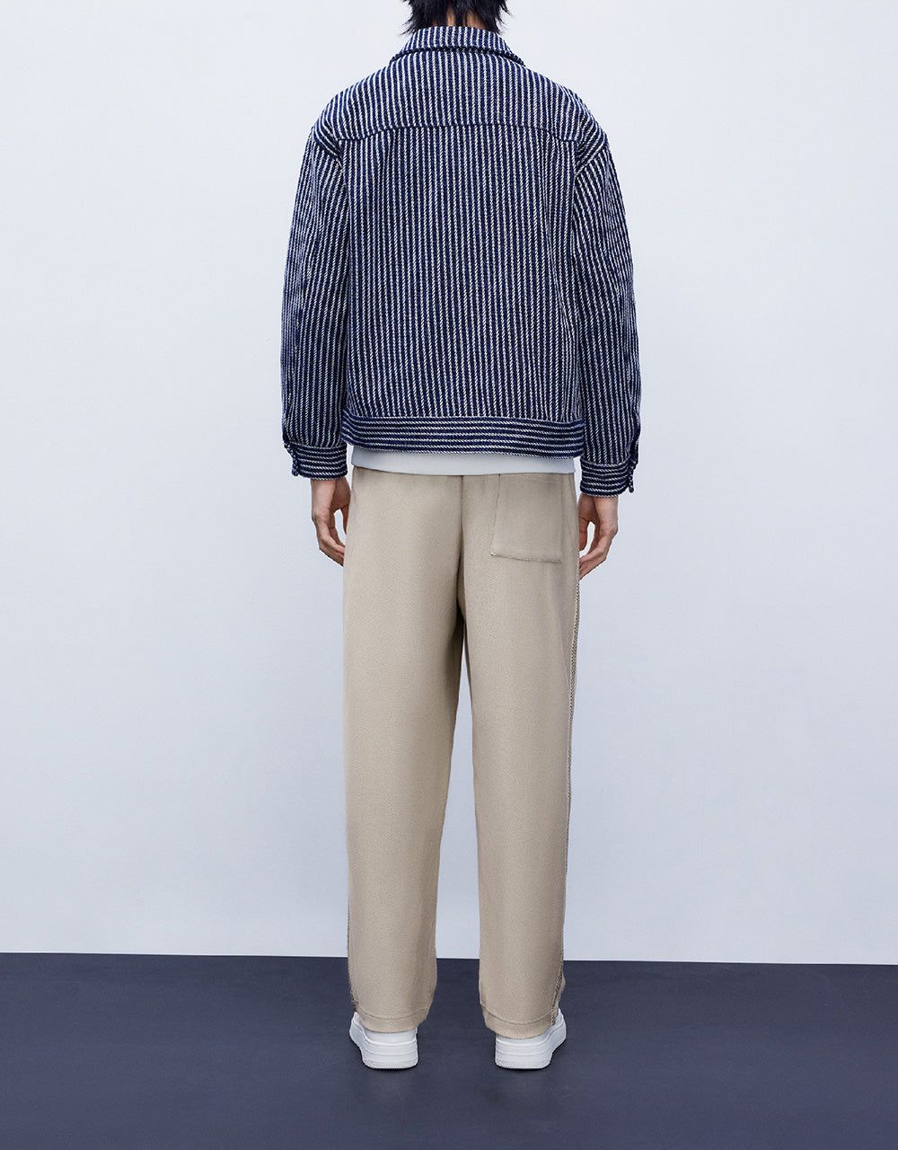 Drawstring Waist Knitted Straight Pants sold by Urban Revivo product image thumbnail 5