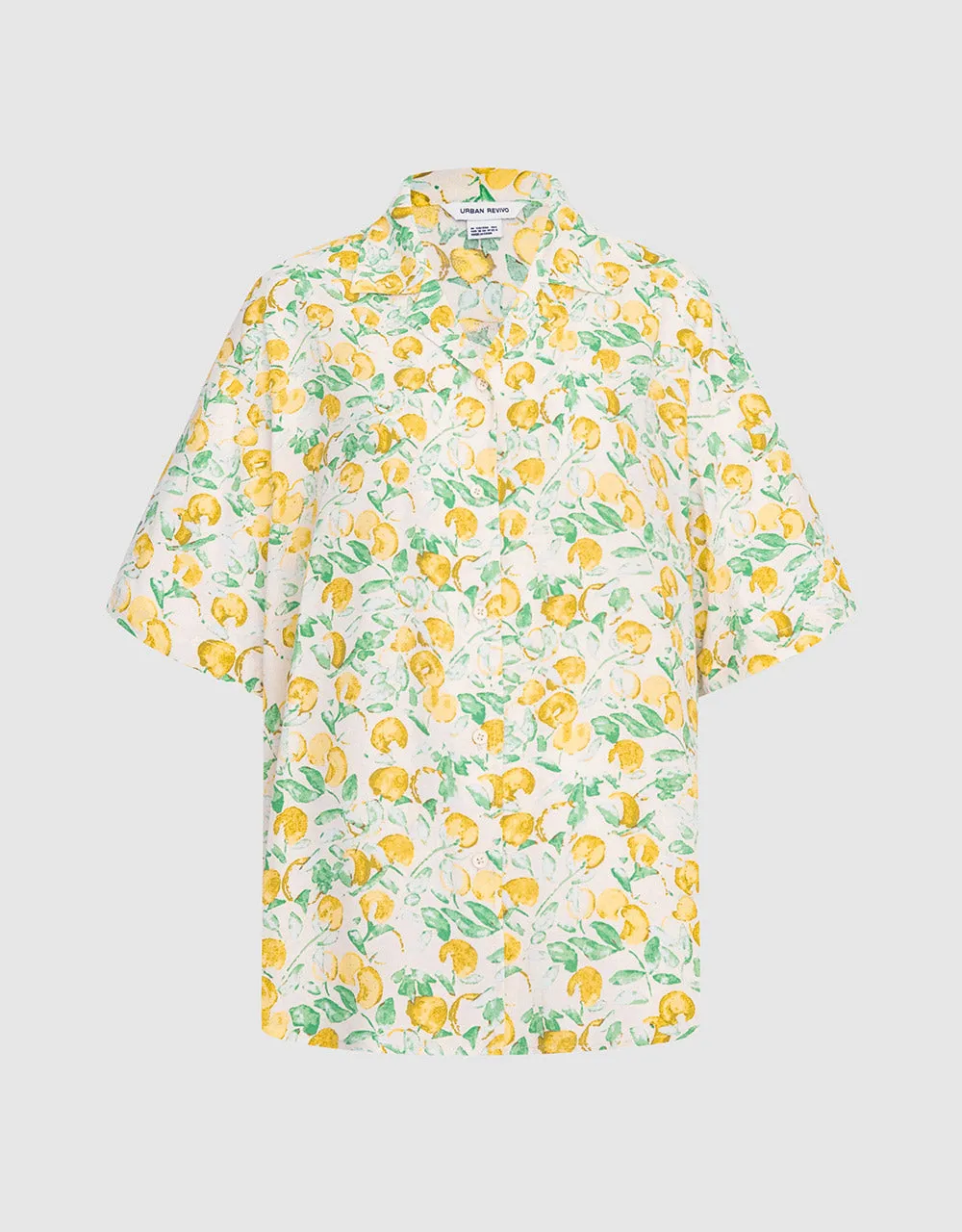 Allover Print Short Sleeve Shirt sold by Urban Revivo