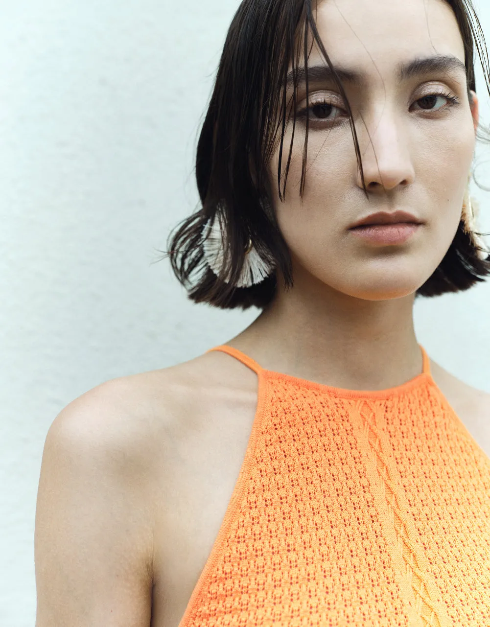 Crew Neck Knitted Tank Top sold by Urban Revivo product image thumbnail 5