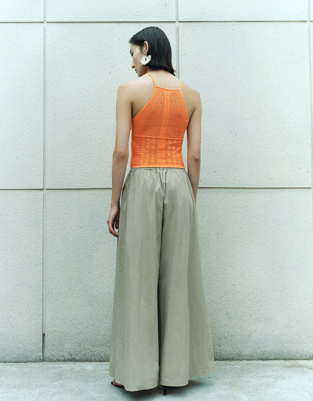 Crew Neck Knitted Tank Top sold by Urban Revivo product image thumbnail 4