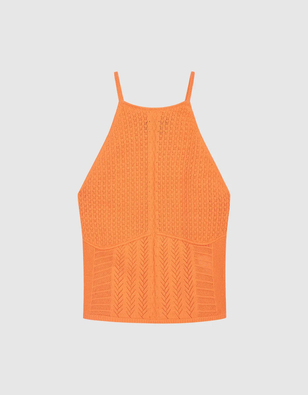Crew Neck Knitted Tank Top sold by Urban Revivo product image thumbnail 2