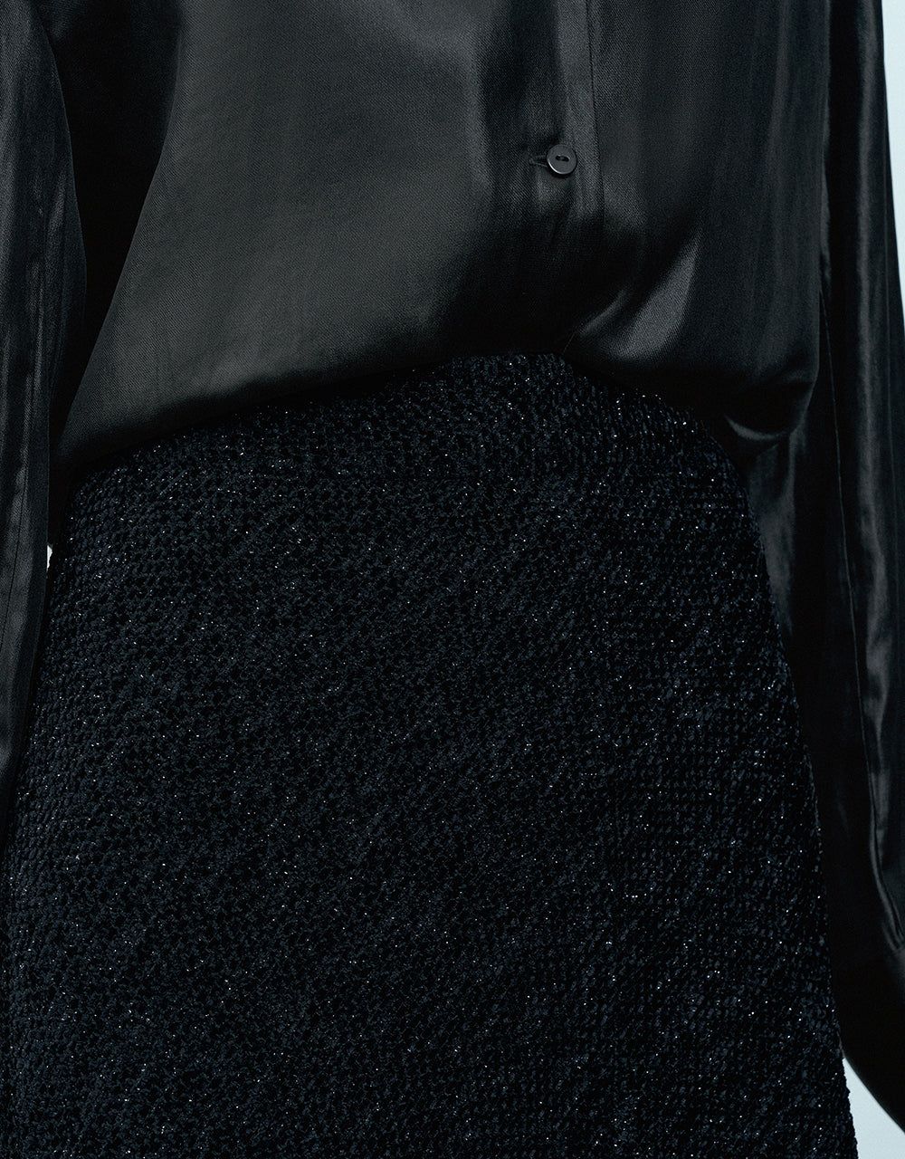 Raw Hem Midi A-Line Skirt sold by Urban Revivo product image thumbnail 5