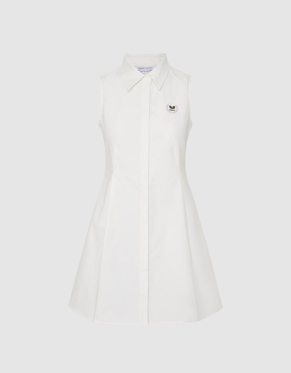 Sleeveless A-Line Shirt Dress sold by Urban Revivo product image thumbnail 2
