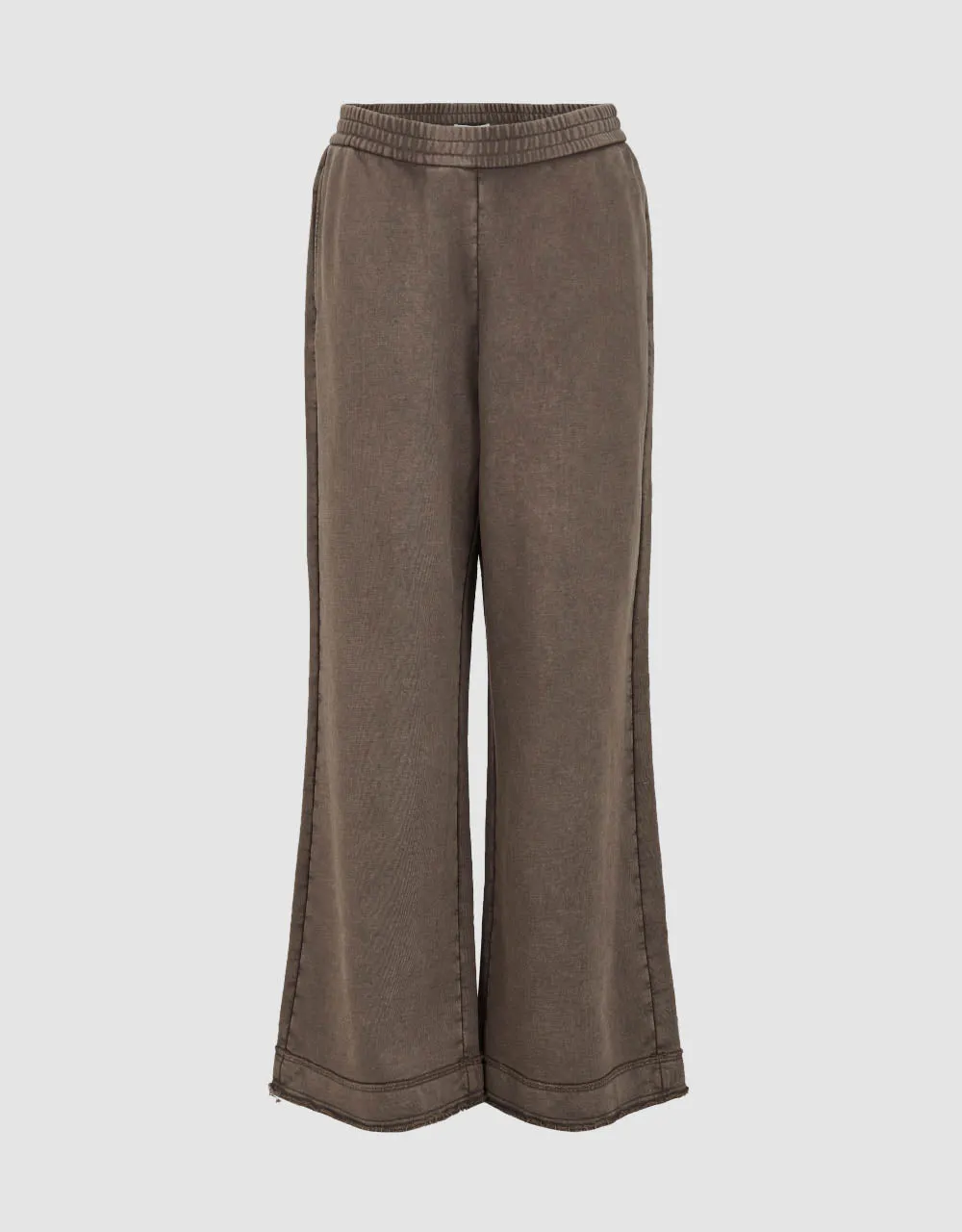 Elastic Waist Knitted Wide-Leg Pants sold by Urban Revivo