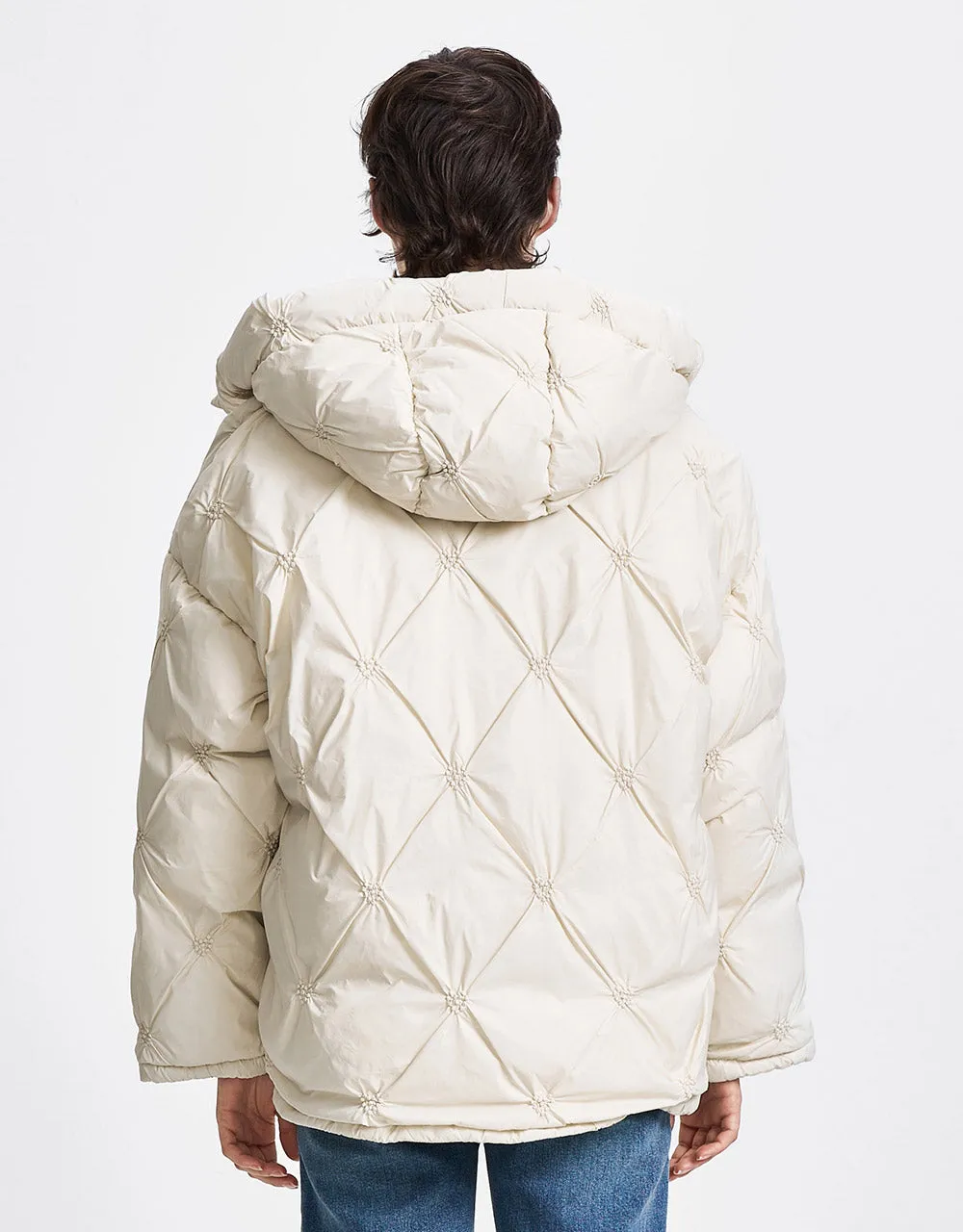 Heart Detail Quilted Down Jacket sold by Urban Revivo product image thumbnail 4