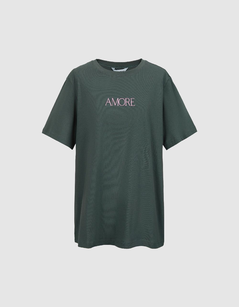 Letter Printed Crew Neck A-Line T-Shirt sold by Urban Revivo product image thumbnail 5