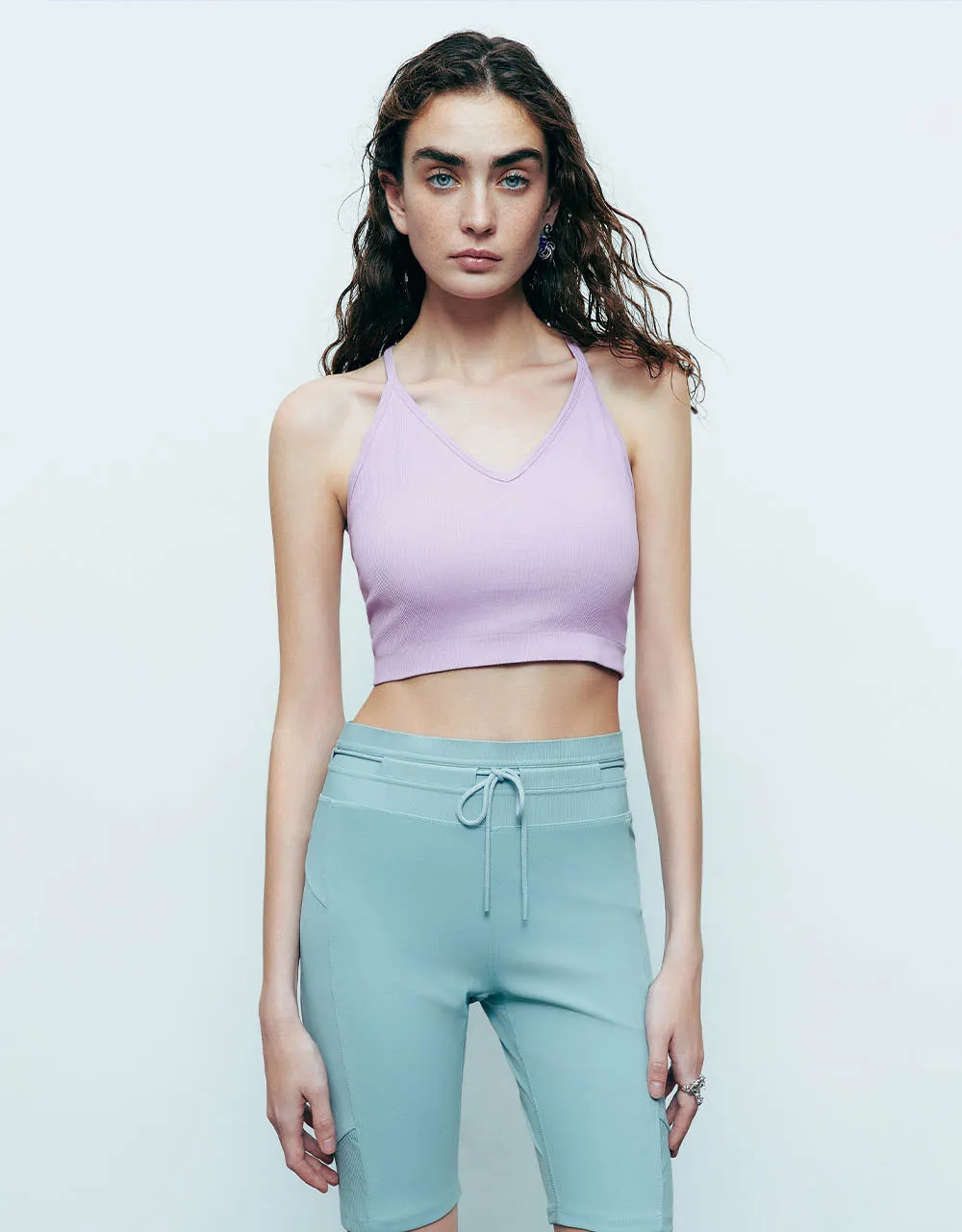 Halter Neck Knitted Tank Top sold by Urban Revivo