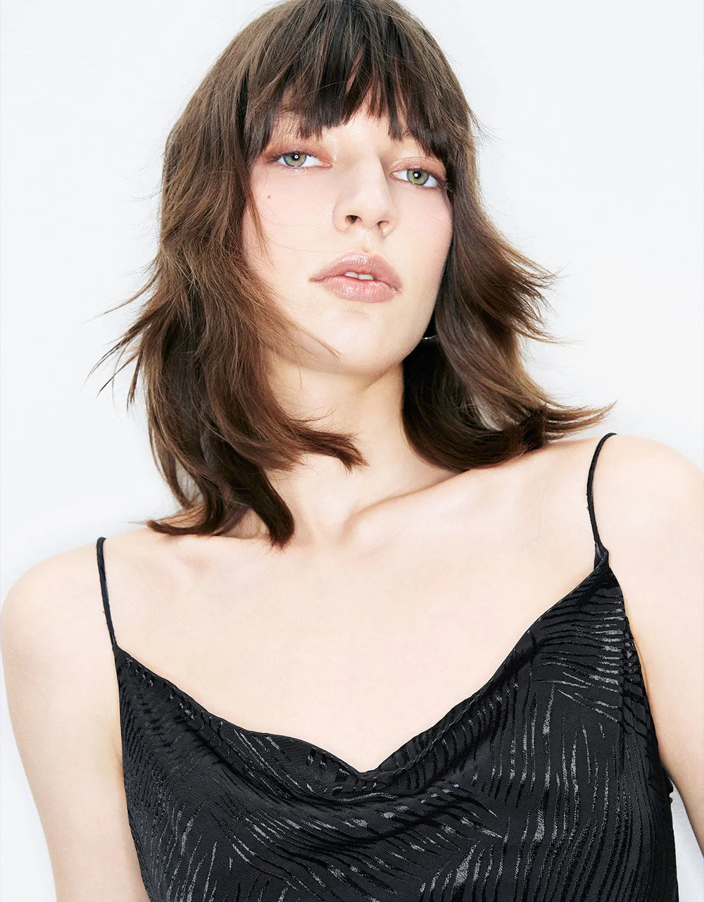 Emobssed A-Line Cami Dress sold by Urban Revivo product image thumbnail 4