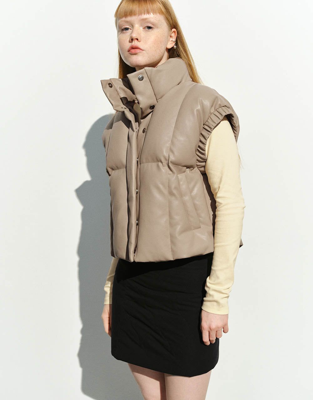 Straight Padded Waistcoat sold by Urban Revivo product image thumbnail 2