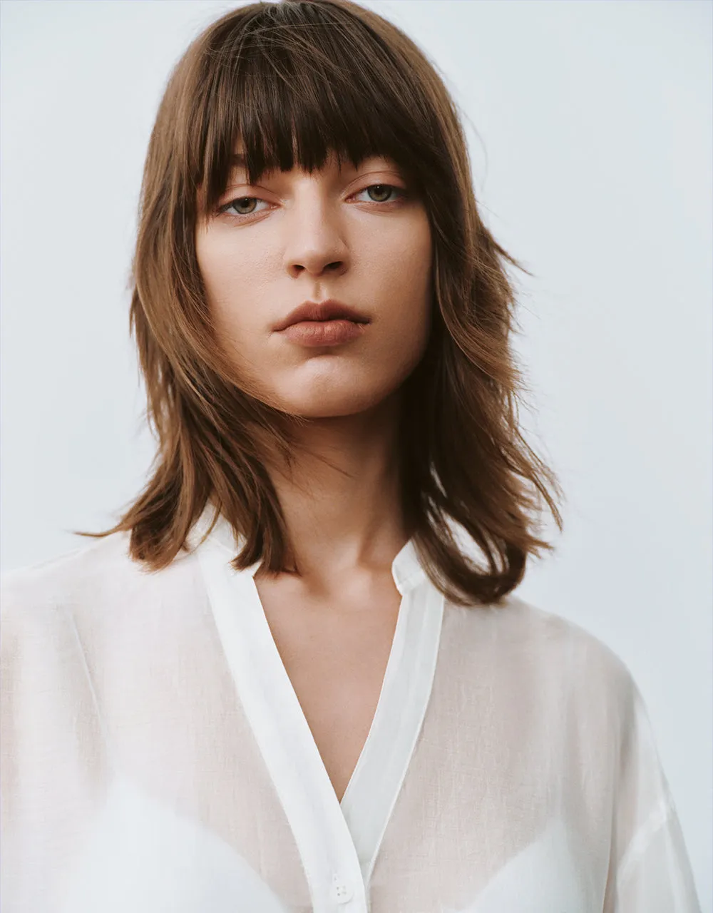 Notch Neck Oversized Shirt sold by Urban Revivo product image thumbnail 4