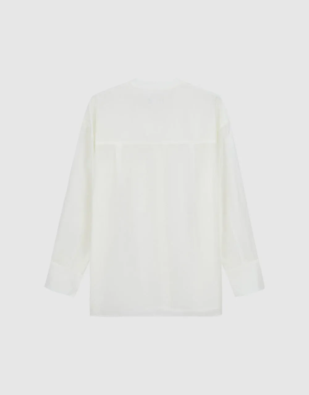 Notch Neck Oversized Shirt sold by Urban Revivo product image thumbnail 5