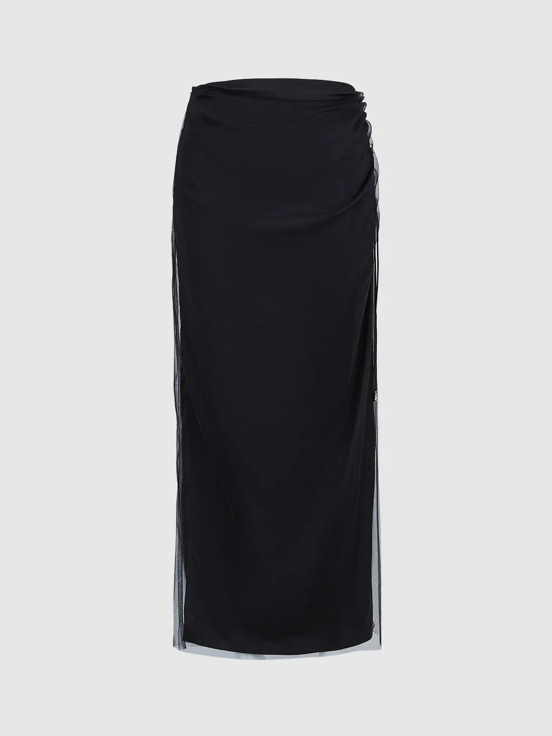 Ruched Straight Skirt sold by Urban Revivo