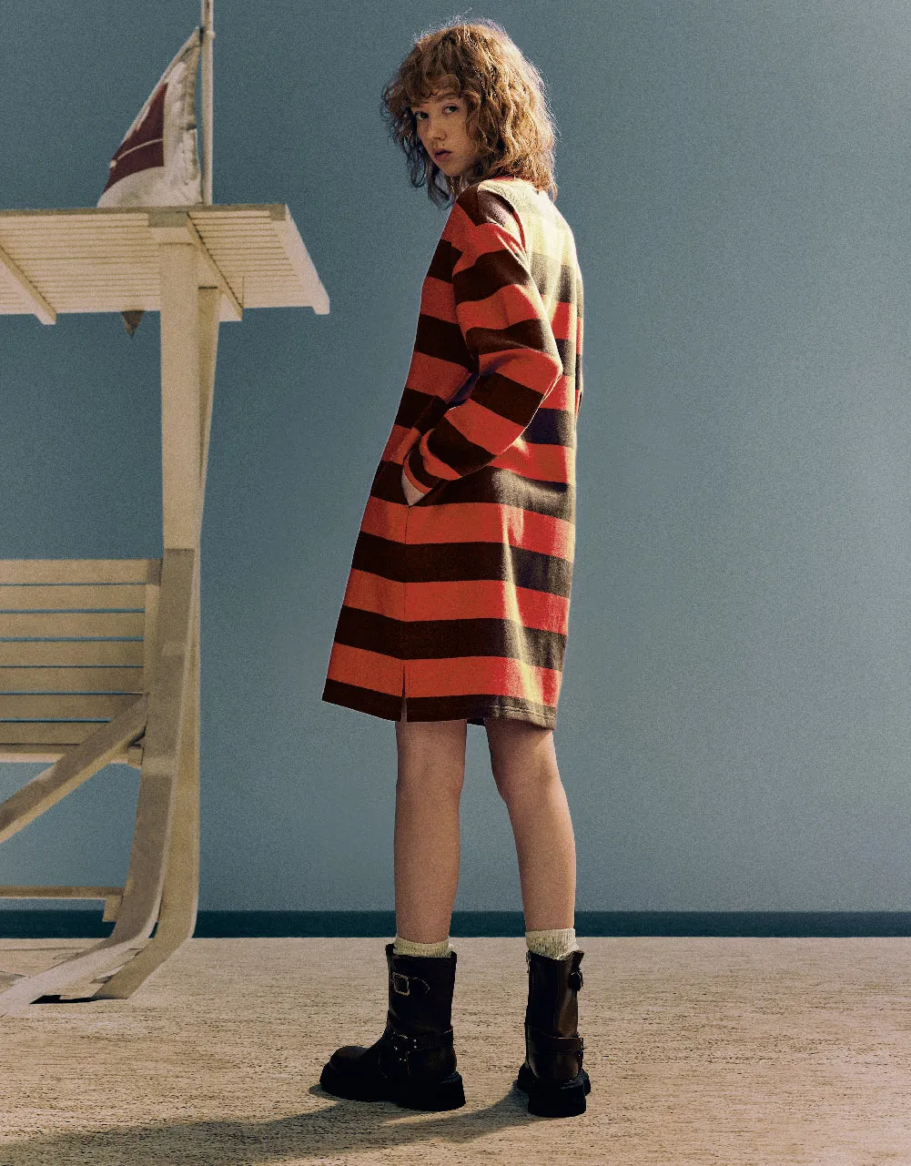 Striped Straight Dress sold by Urban Revivo product image thumbnail 5