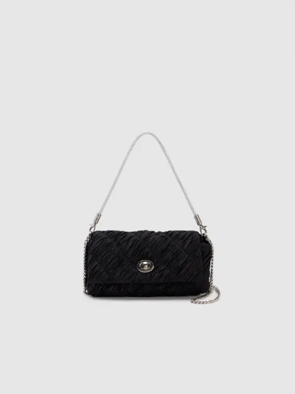 Textured Chained Shoulder Bag sold by Urban Revivo