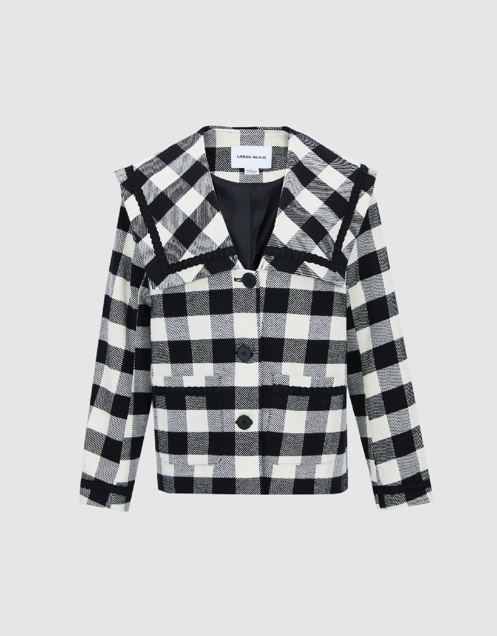 Checkered Straight Jacket sold by Urban Revivo