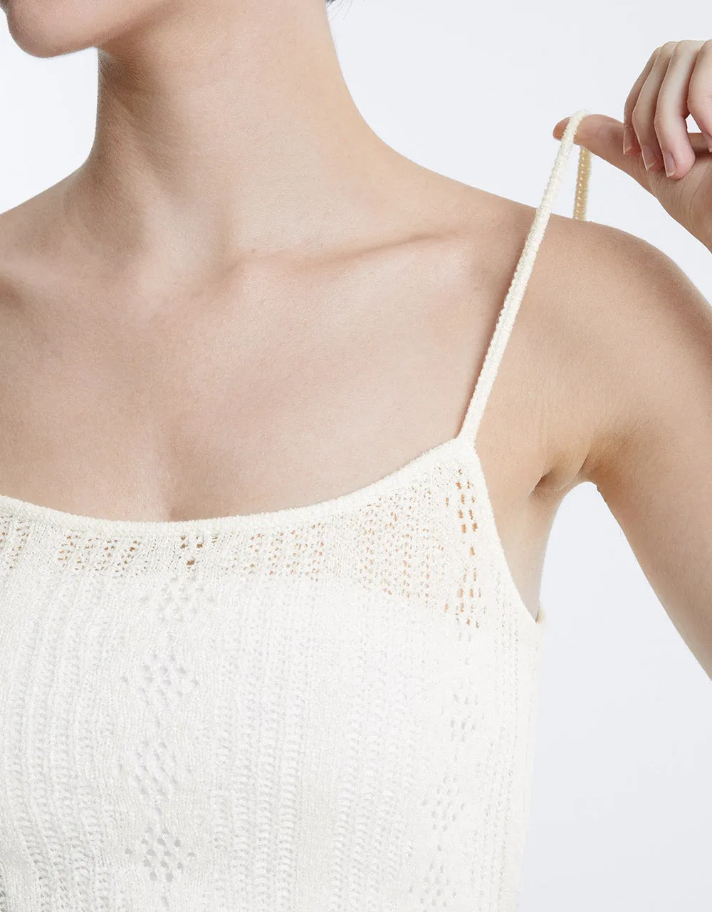 Pointelle Knitted Camisole sold by Urban Revivo product image thumbnail 4