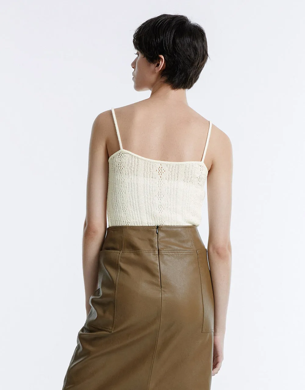 Pointelle Knitted Camisole sold by Urban Revivo product image thumbnail 3