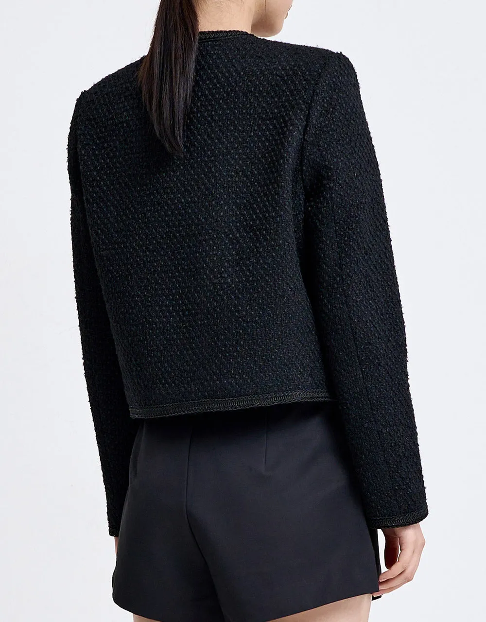 Buttoned Tweed Jacket sold by Urban Revivo product image thumbnail 5