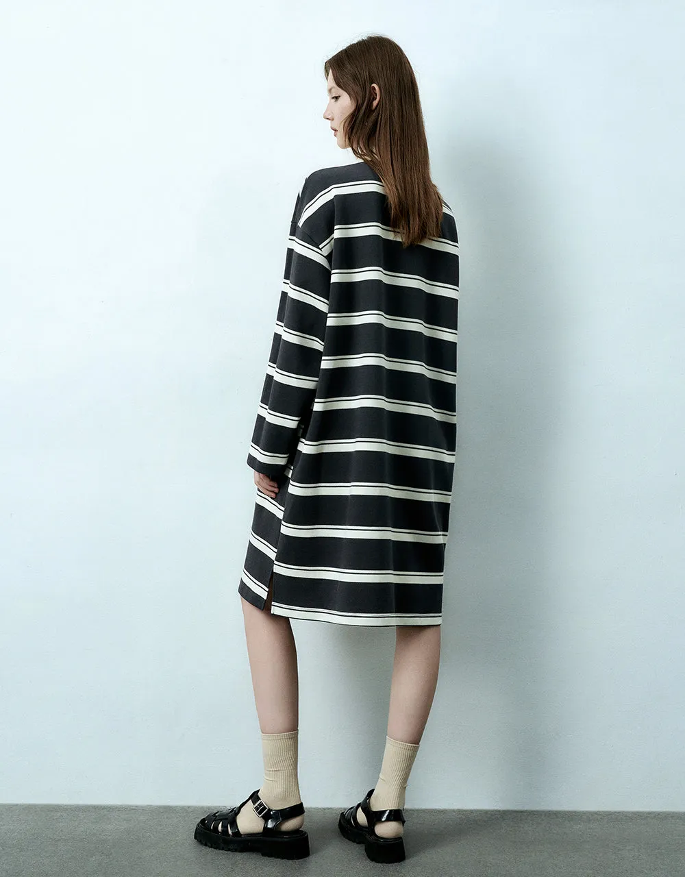 Striped Skater Dress sold by Urban Revivo product image thumbnail 4