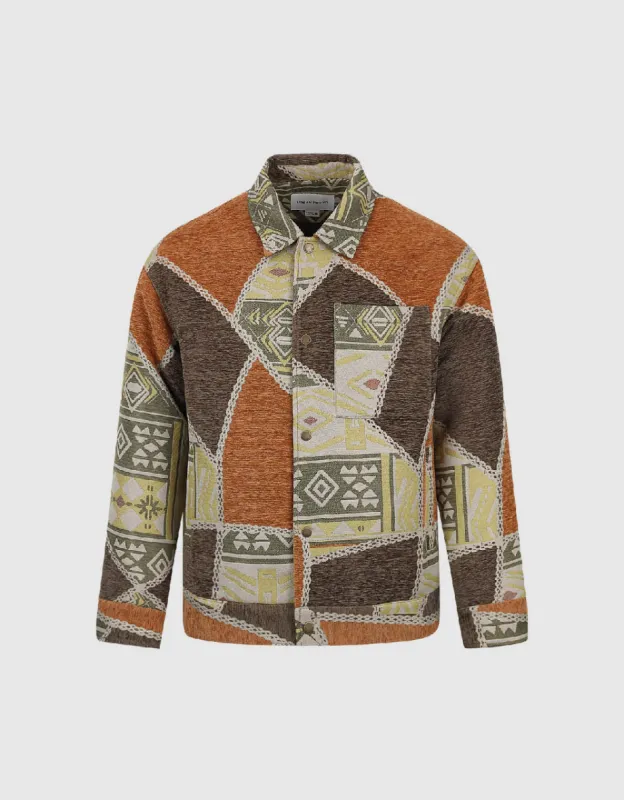 Printed Straight Jacket sold by Urban Revivo