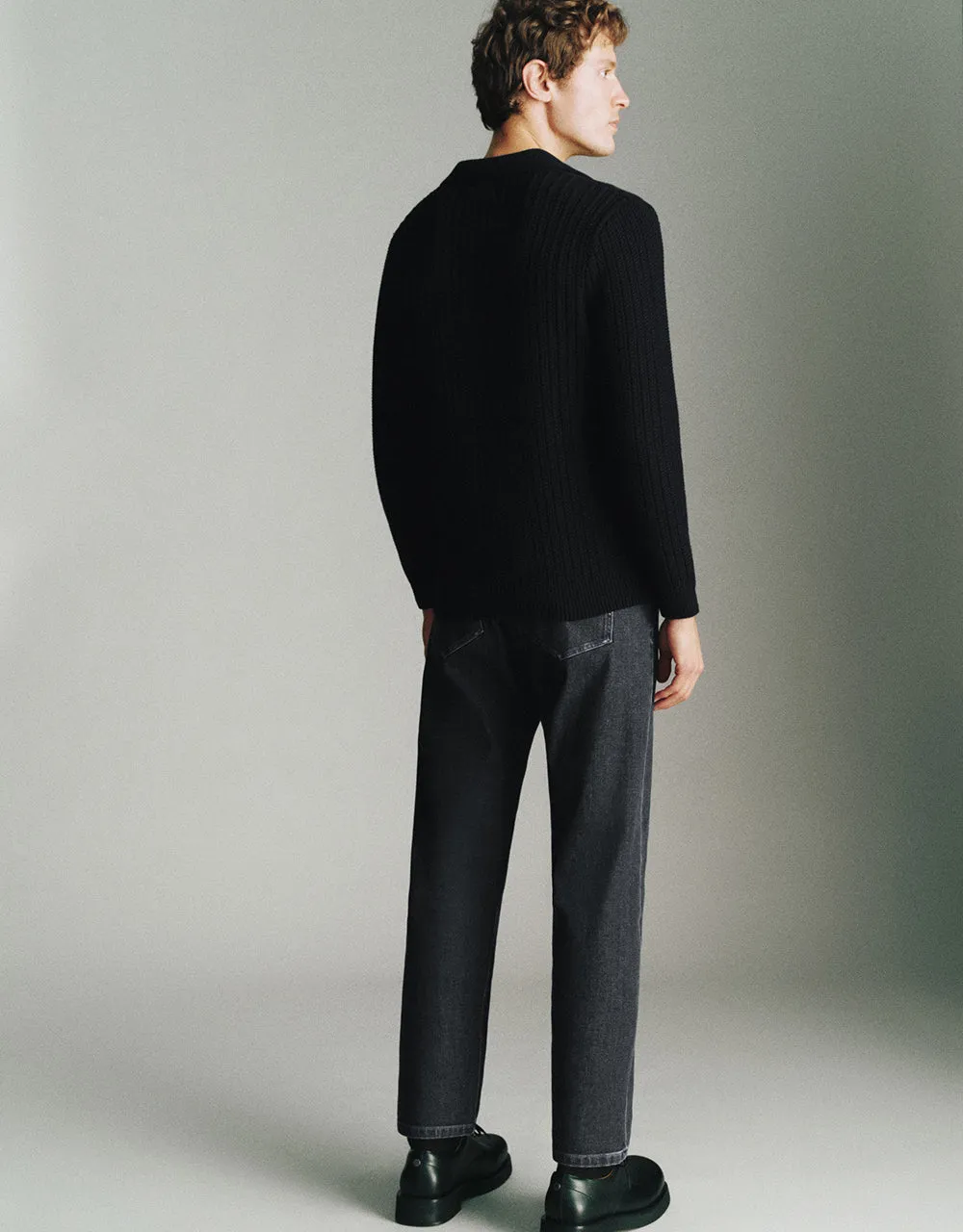 Sailor Collar Lapel Knitted T-Shirt sold by Urban Revivo product image thumbnail 5