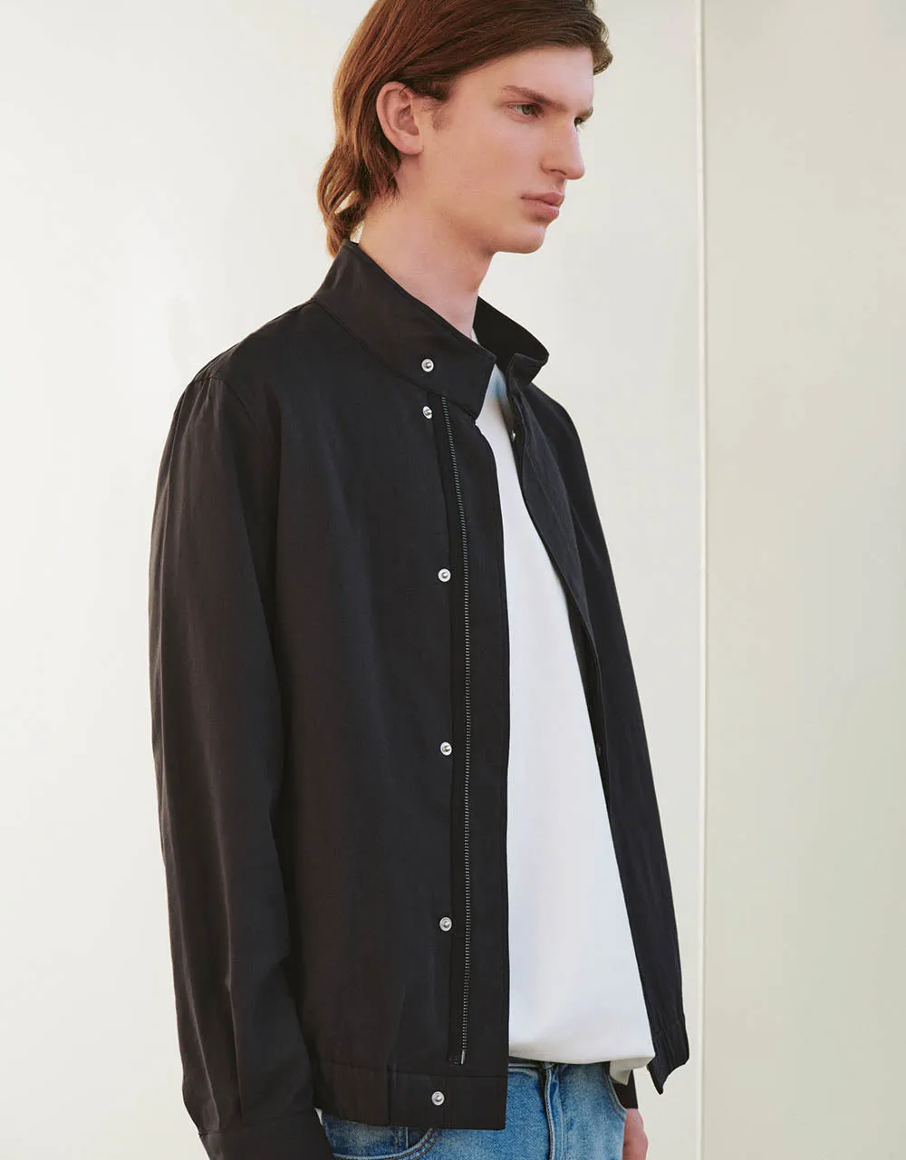 Stand Collar Straight Jacket sold by Urban Revivo product image thumbnail 3