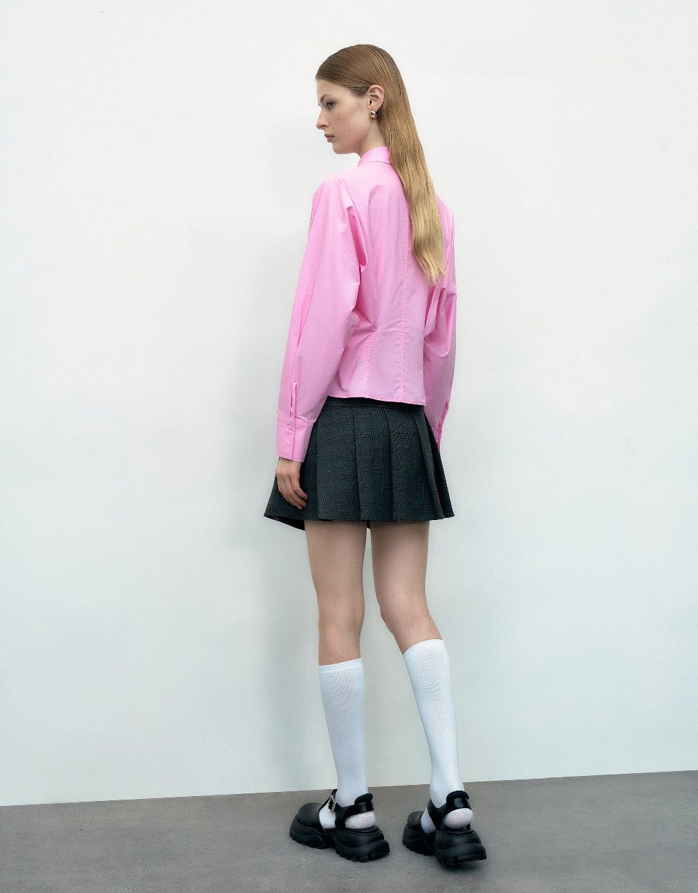 Raglan Sleeve Button Up Shirt sold by Urban Revivo product image thumbnail 4