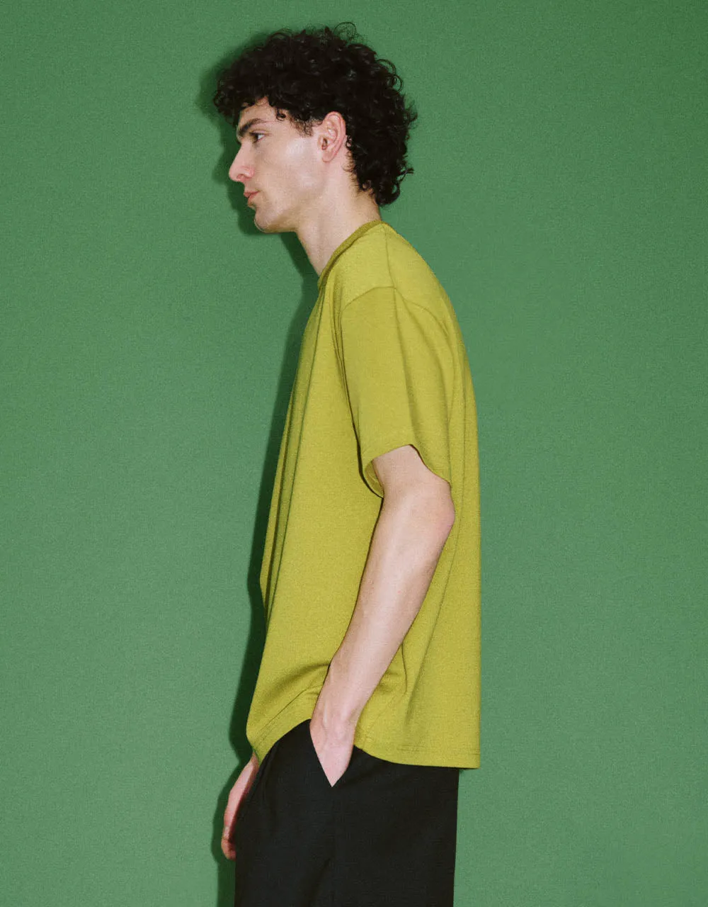 Crew Neck Loose A-Line T-Shirt sold by Urban Revivo product image thumbnail 3