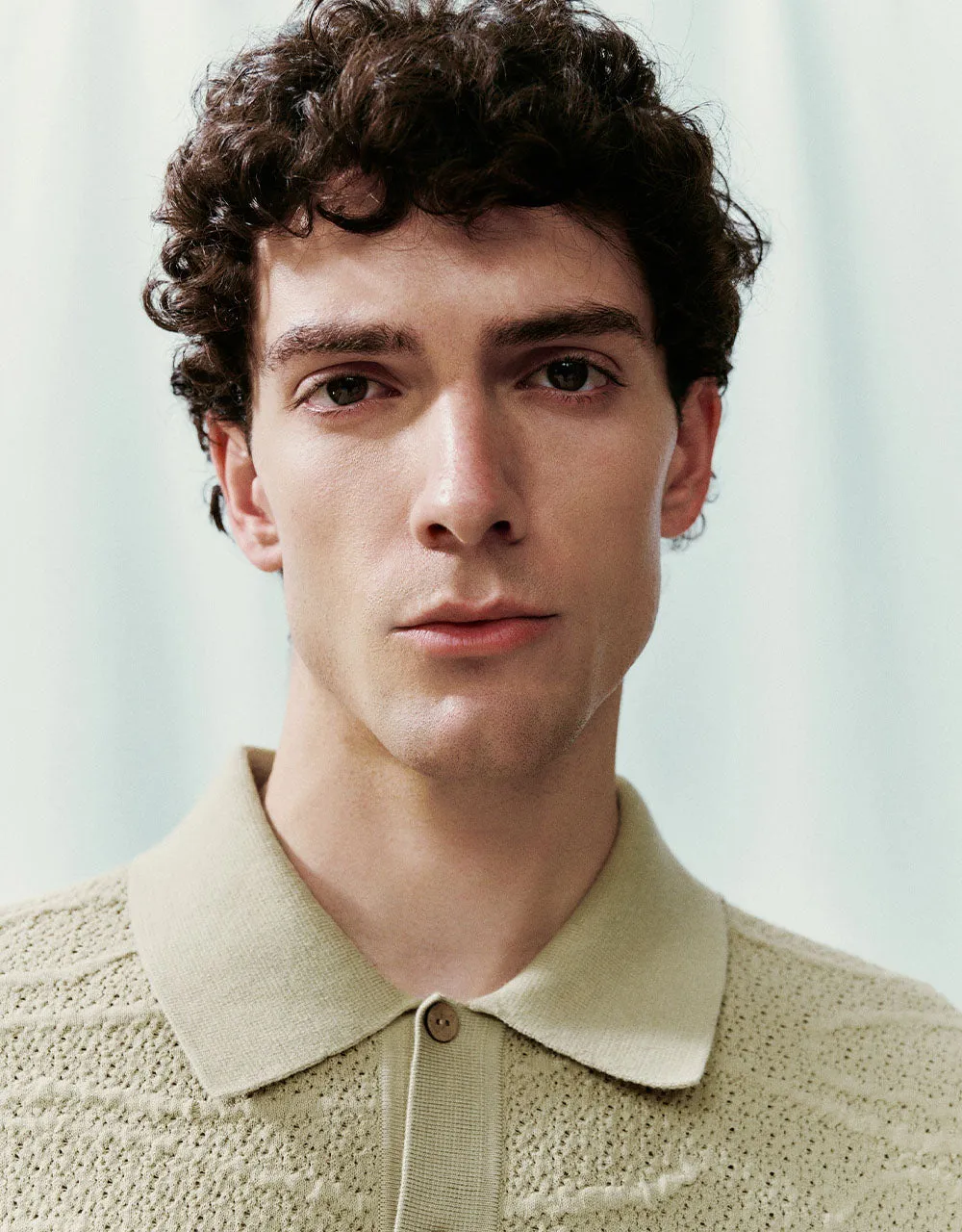 Button Half Placket Knitted T-Shirt sold by Urban Revivo product image thumbnail 4