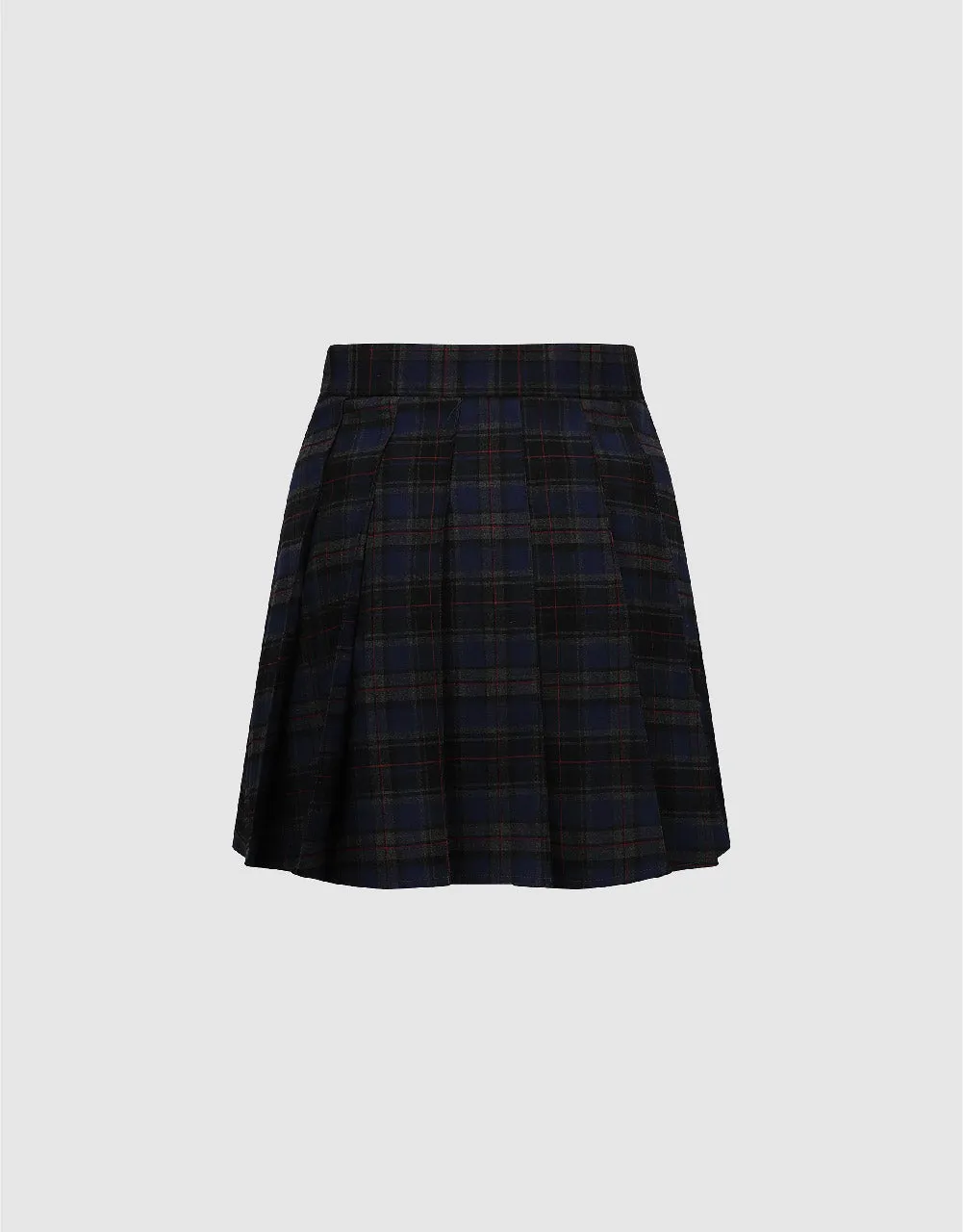Plaid Mini A-Line Skirt sold by Urban Revivo product image thumbnail 3