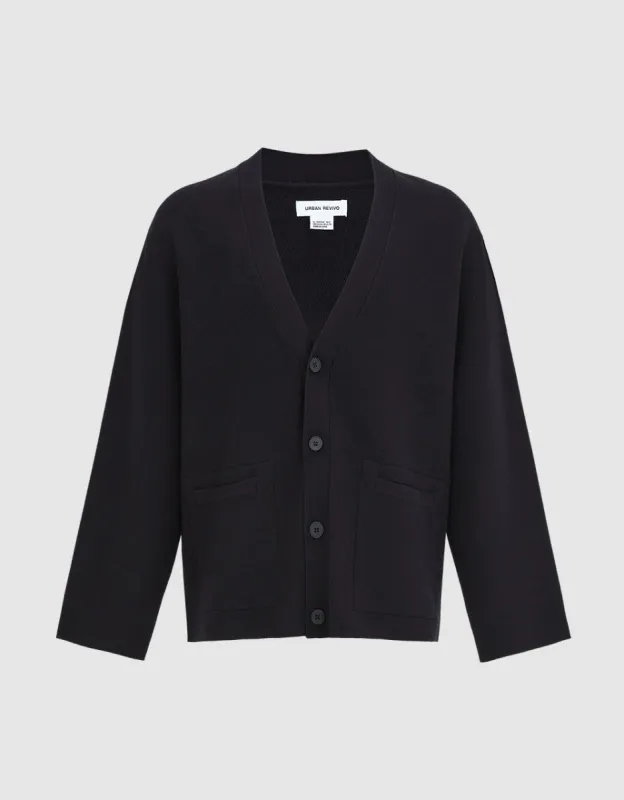 Patch Pocket Cardigan sold by Urban Revivo