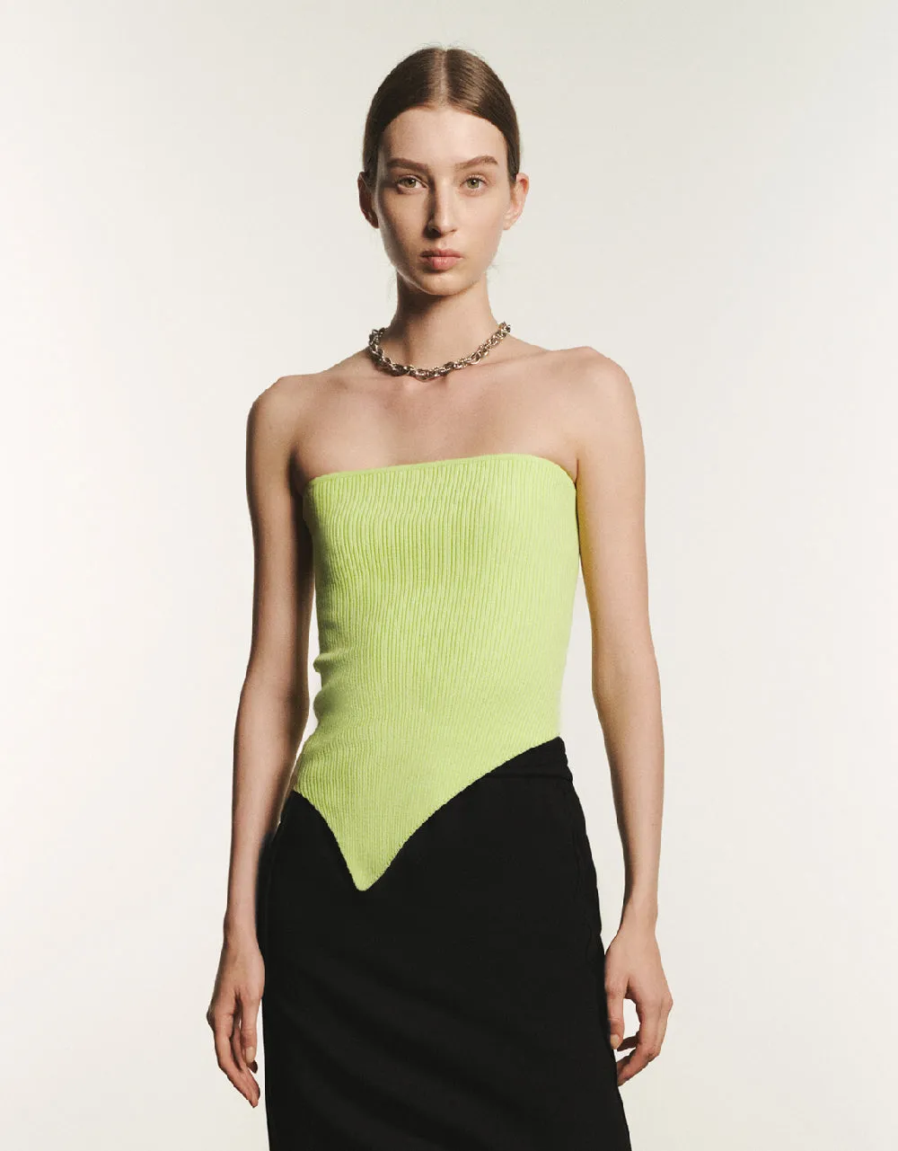 Knitted Bandeau Top sold by Urban Revivo