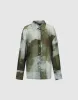 Printed Button Up Straight Shirt sold by Urban Revivo
