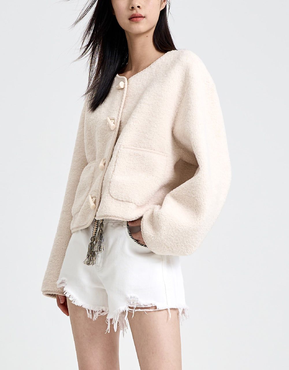 Crew Neck Jacket sold by Urban Revivo product image thumbnail 3