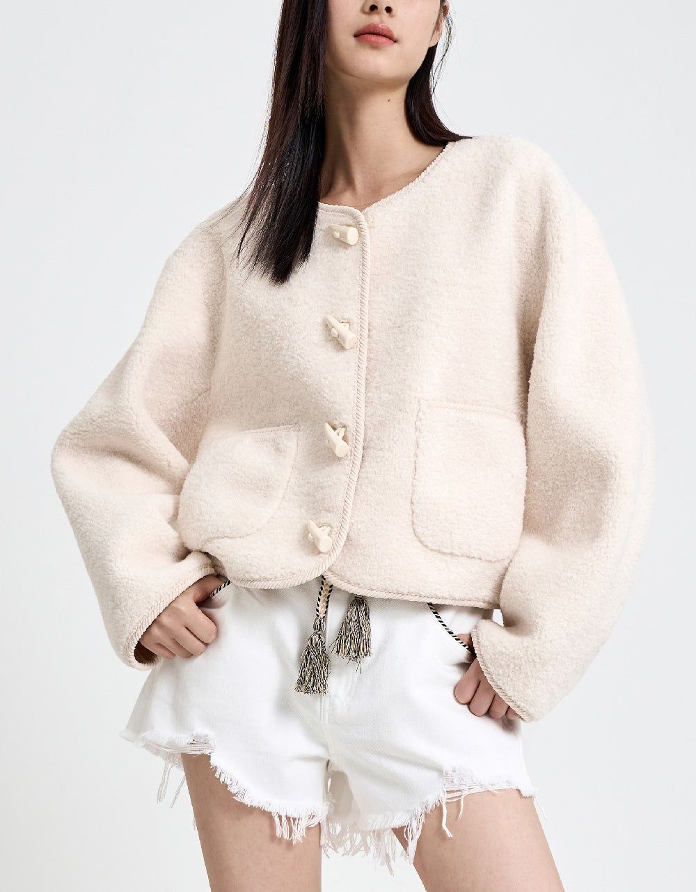 Crew Neck Jacket sold by Urban Revivo product image thumbnail 2