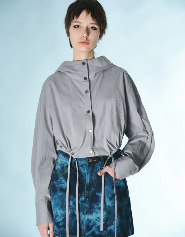 Drop Shoulder Sleeve Hoodie Shirt sold by Urban Revivo