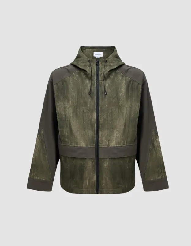 Zipper Front Hooded Jacket sold by Urban Revivo