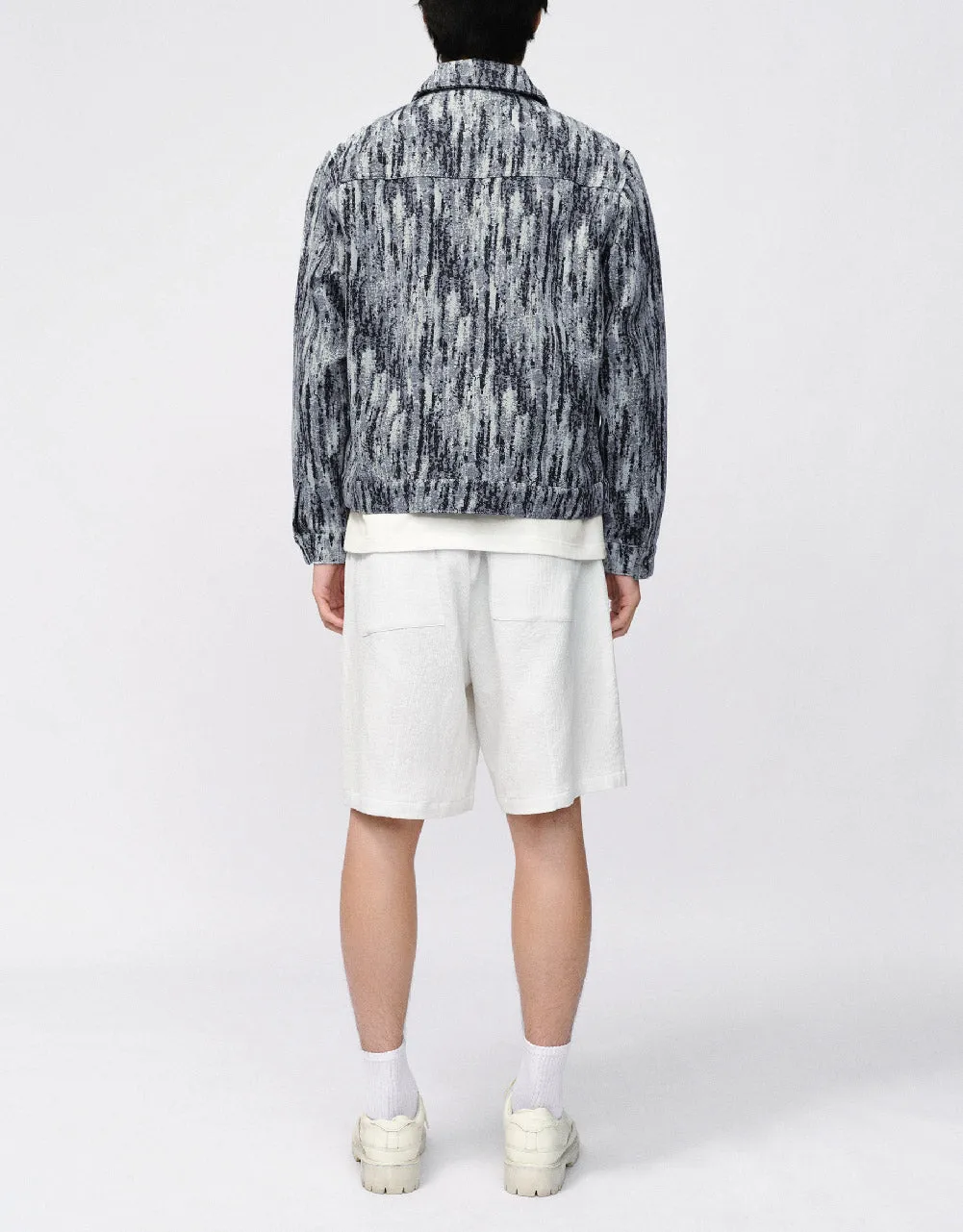 Drop Shoulder Sleeve Denim Jacket sold by Urban Revivo product image thumbnail 4
