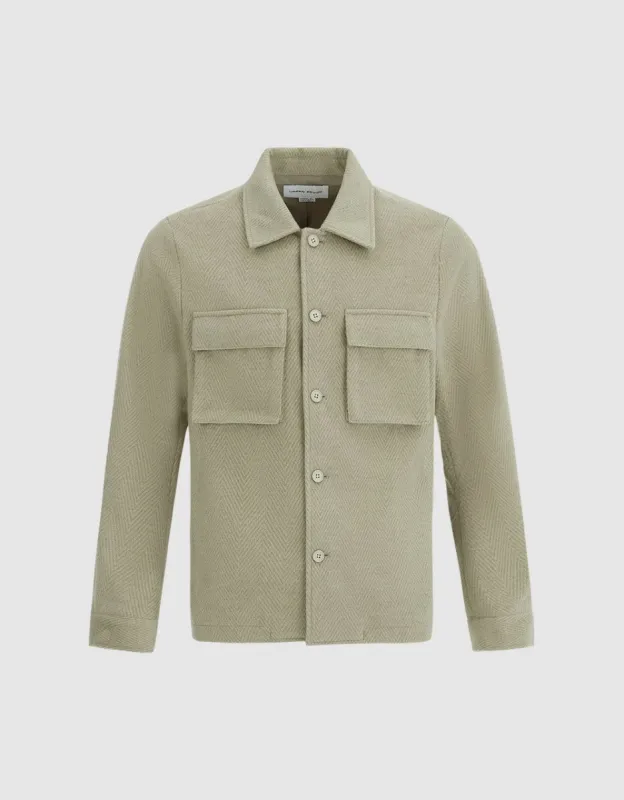 Flap Pocket Jacket sold by Urban Revivo