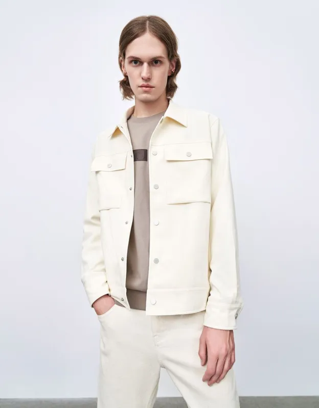 Utility Pocket Button Up Jacket sold by Urban Revivo