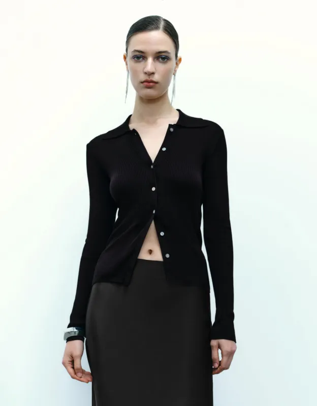 Skinny Knitted Cardigan sold by Urban Revivo