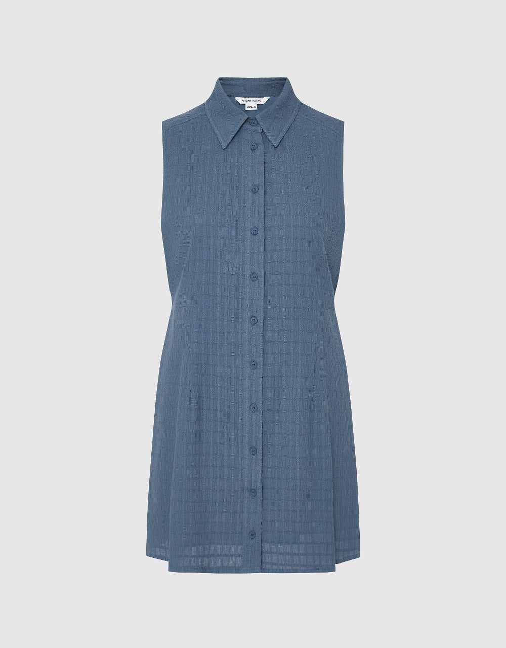 Sleeveless A-Line Shirt Dress sold by Urban Revivo product image thumbnail 2