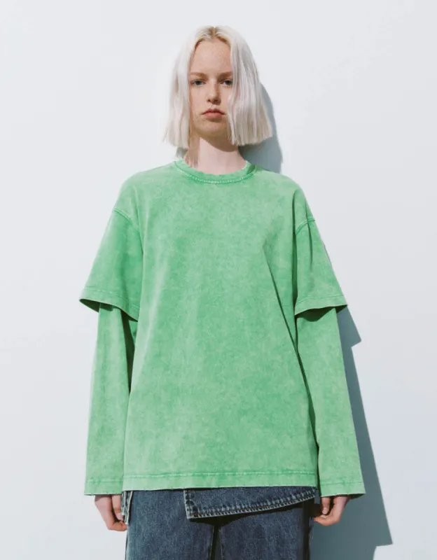 Crew Neck Loose T-Shirt sold by Urban Revivo