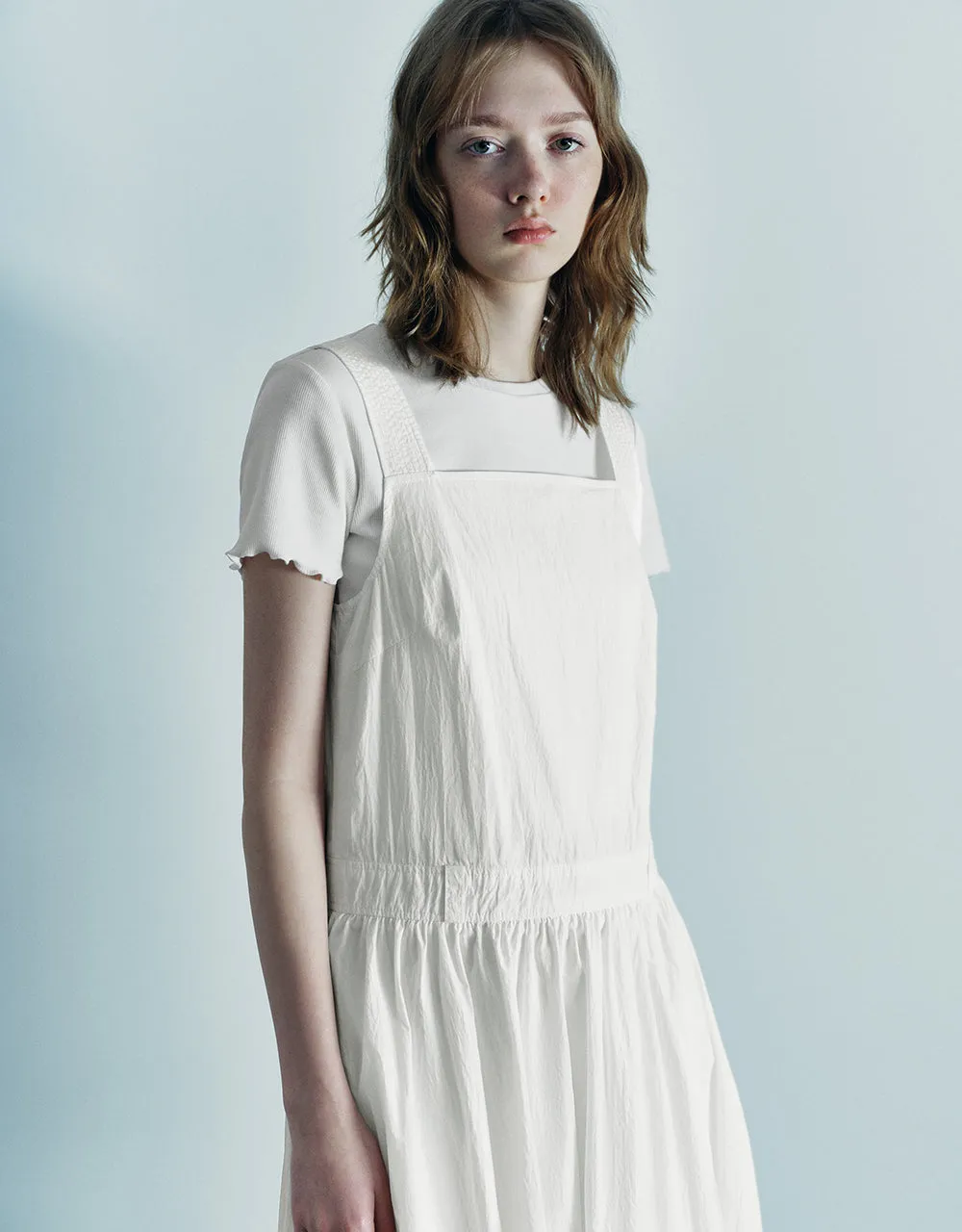 Sleeveless Square-cut Collar A-Line Dress sold by Urban Revivo product image thumbnail 4