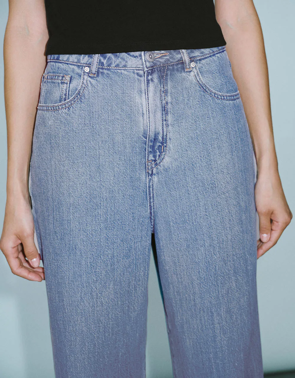 Wide-Leg Jeans sold by Urban Revivo product image thumbnail 5