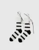 Striped Lace Up Mid-Length Socks sold by Urban Revivo