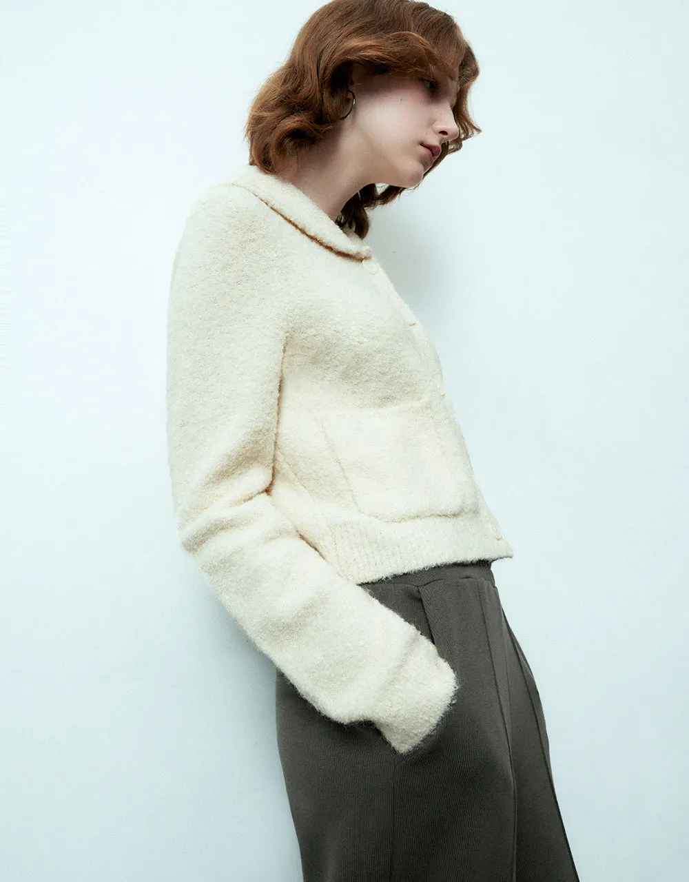 Button Up Knitted Cardigan sold by Urban Revivo product image thumbnail 3