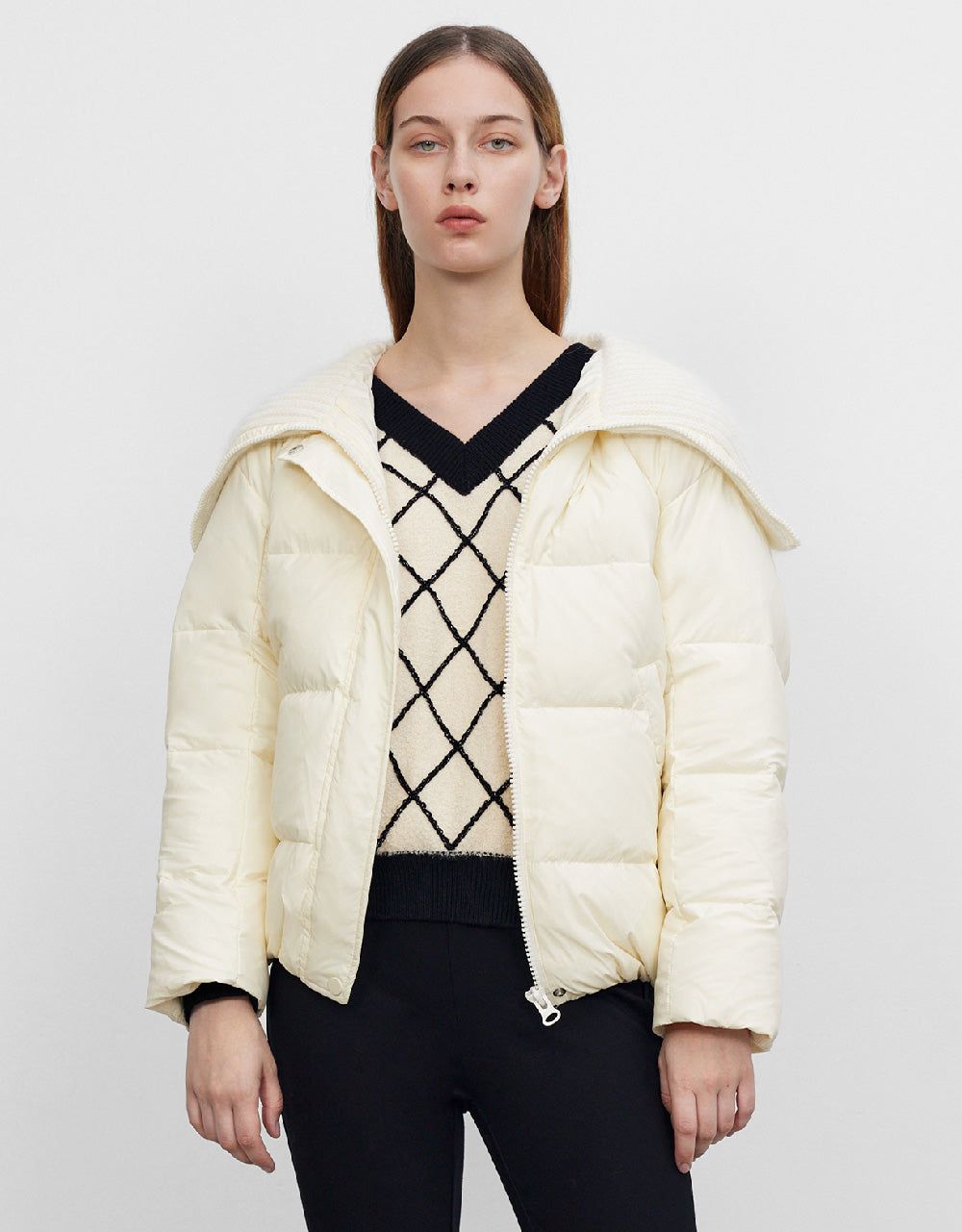 Dolman Sleeve Down Coat sold by Urban Revivo