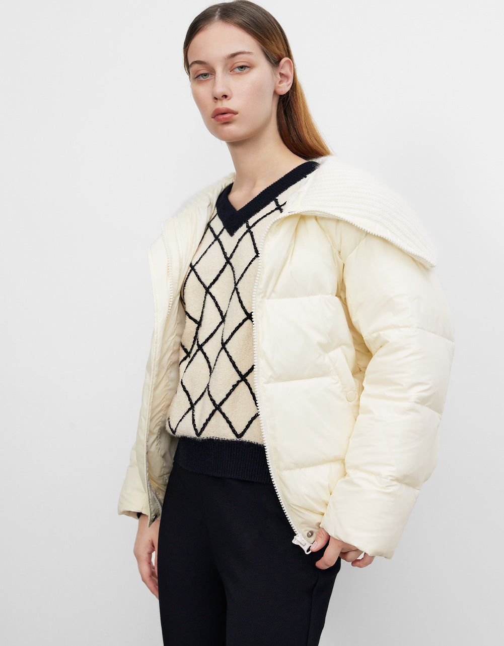 Dolman Sleeve Down Coat sold by Urban Revivo product image thumbnail 3