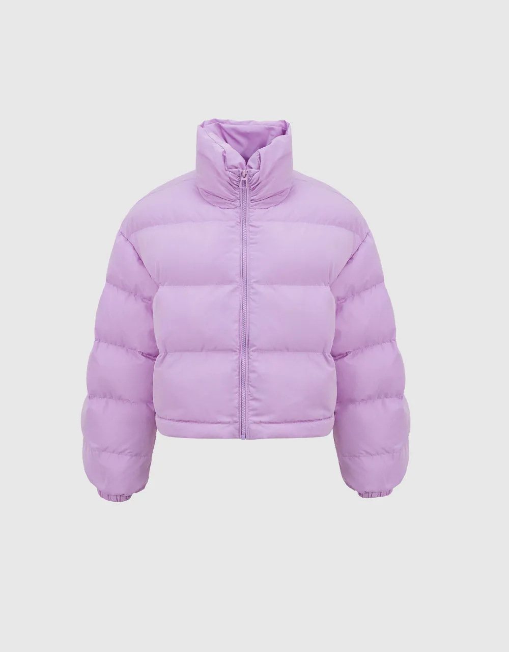 Stand Collar Puffer Jacket sold by Urban Revivo product image thumbnail 2